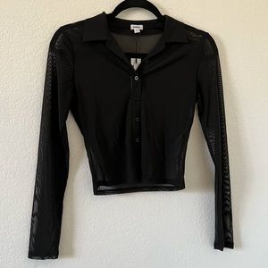 GARAGE mesh button top